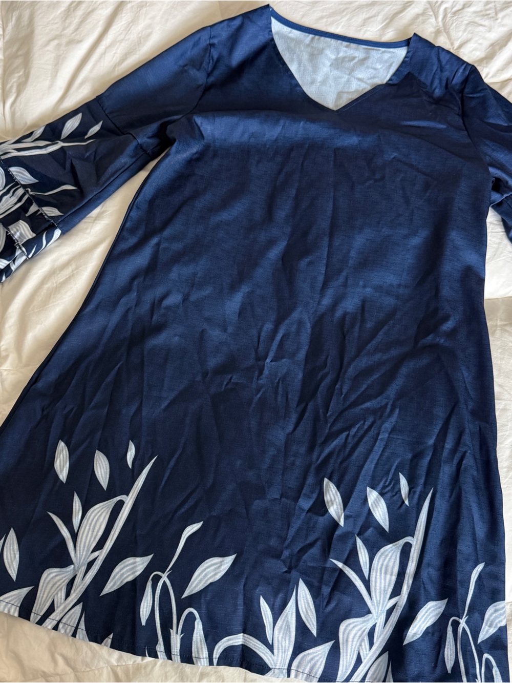 Swim Cover Up | Navy Floral  Women’s Size M